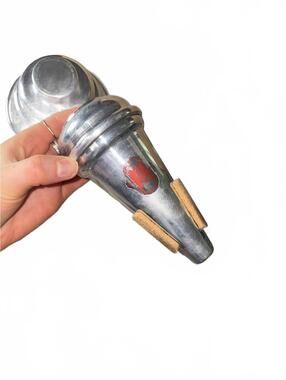 Vintage Metal Trumpet Mute Set with Plastic and PVC Components